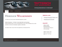 Tablet Screenshot of ditterich-busreisen.de